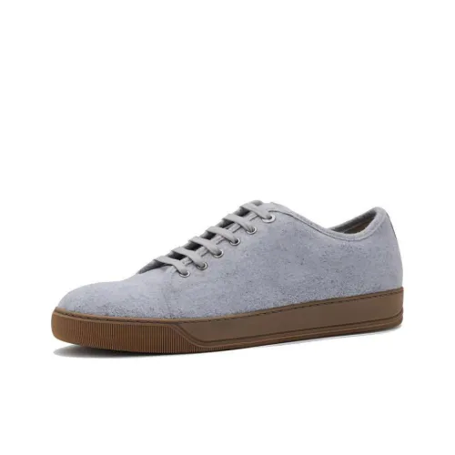 Lanvin DBB1 Low Топ Скейтборд Кроссовки Мужские Серые