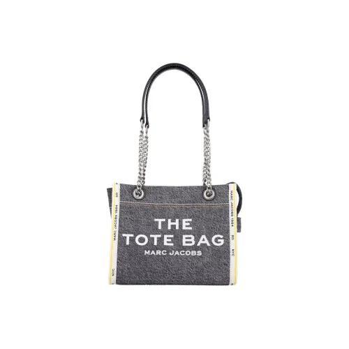 MARC JACOBS Хлопок Тоут Сумка Сумка для покупок Сумка на плечо Маленькая Женская Промытый Черный