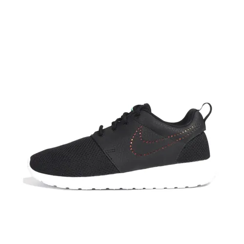 Nike Roshe One Slip Resistant Abrasion Resistant Низкий Топ Беговые кроссовки Женские Черный