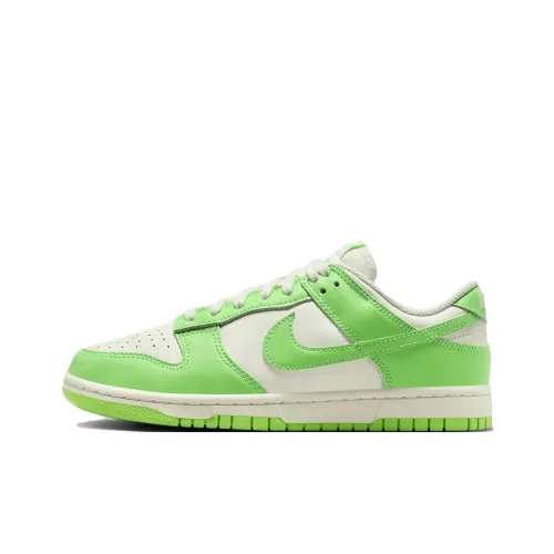 Nike Dunk Скейтборд Кроссовки Низкие Зеленые Женские