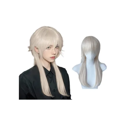 GLUNA Имитация Волосатых Катфиш Ласточкин хвост Волк Голова Хвост платья Медуза Голова Аниме Перука Высокая температура Пряжа Короткий Прямые волосы