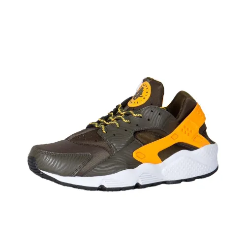 Nike Air Huarache Slip-resistant Abrasion-resistant Low Top Повседневная обувь Унисекс Черный