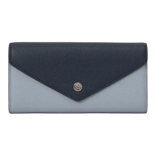 MICHAEL KORS Jet Set Travel Коровья кожа Кошелек Большой Женский Светло-синий