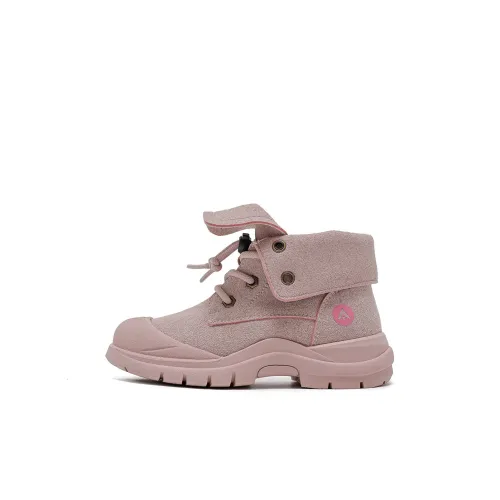 Детские ботинки ASK High Top Розовые Kids