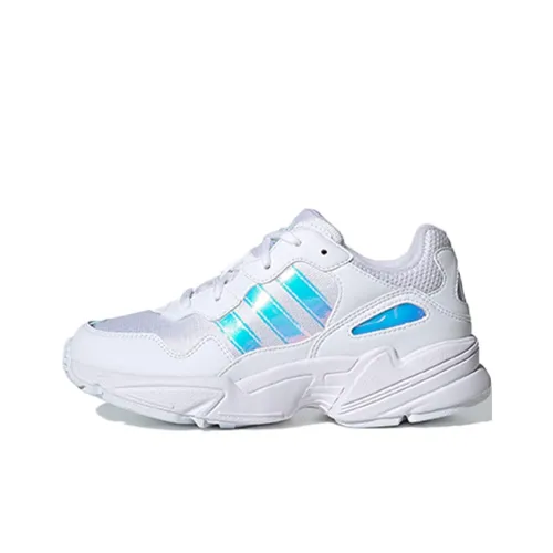 Adidas Originals YUNG 96 Дышащий Низкий Топ KIDS Lifestyle Shoes Подростки