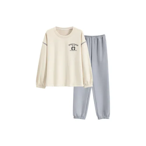 UAVAE Ecru Gray Women's Pajama Sets  
UAVAE Экрю Серый Женские Пижамные Комплекты