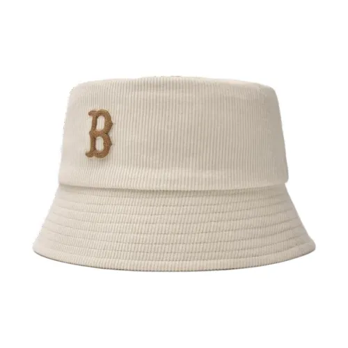 Mlb Base Logo Хлопок Полиэстер Вельвет Панамы Унисекс Бежевый