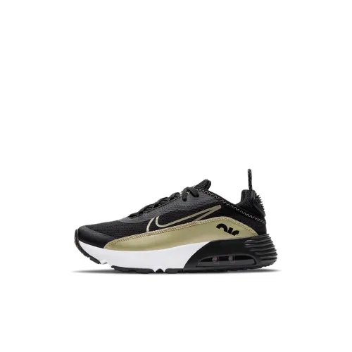 Nike Air Max 2090 Low Топ KIDS Lifestyle Shoes Черный золотой Детские 3-7 лет