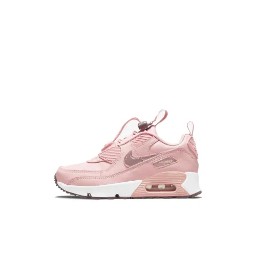 Nike Air Max 90 Toggle Low Топ Беговые кроссовки Розовый Дети Возраст 3-7 лет