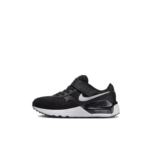 Nike Air Max SYSTM Low Топ Спортивная повседневная обувь Черный для детей 3-7 лет