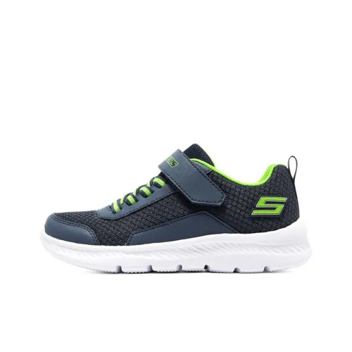 Skechers Comfy Flex 2,0 Low Топ Kids Lifestyle Shoes Темно-синий Зеленый Подростки