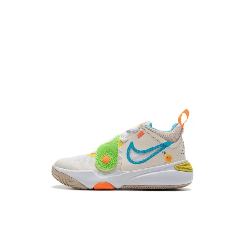 Nike Team Hustle D 11 Детская повседневная обувь MID Топ Белый Kids