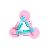 3D Lenticular Палец Волчок - Синий/Розовый (Прекрасная Коробка с Окном)