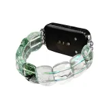 Прозрачный кристальный камень, эластичный шнур [зеленый], подходит для запястья 12–15 см