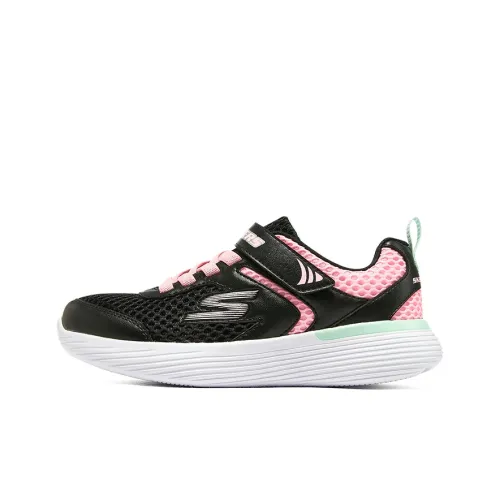 Skechers Go Run 400 V2 Low Топ Kids Lifestyle Shoes Black Pink