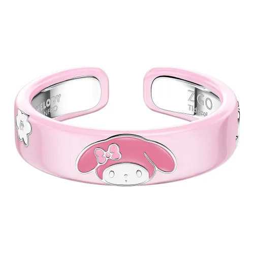 Санрио My Melody Melody Минималистский стиль Сладкий стиль Универсальный Кольцо Мерч по IP