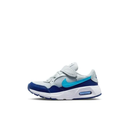 Nike Air Max SC BP Low Топ Спортивная повседневная обувь Синий Серый Для детей 3-7 лет