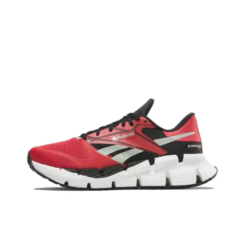 Justin Fields x Reebok FLOATZIG 1 Low Топ Беговые кроссовки Унисекс Красный Черный Белый