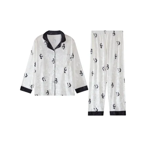 WANANNI Пижамный комплект Женский Белый