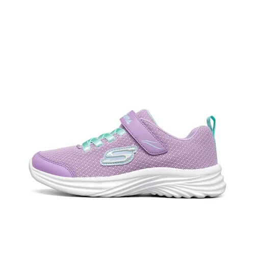 Skechers DREAMY DANCER Низкий Топ Детские Лайфстайл Обувь Фиолетовый Зеленый