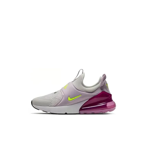 Nike Air Max 270 Extreme Low Топ KIDS Lifestyle Shoes Серо-розовый Фиолетовый Детские 3-7 лет