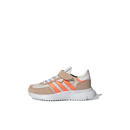 Adidas Originals Retropy F2 Slip-resistant Abrasion-resistant Low Top Kids Lifestyle Shoes Pre-school