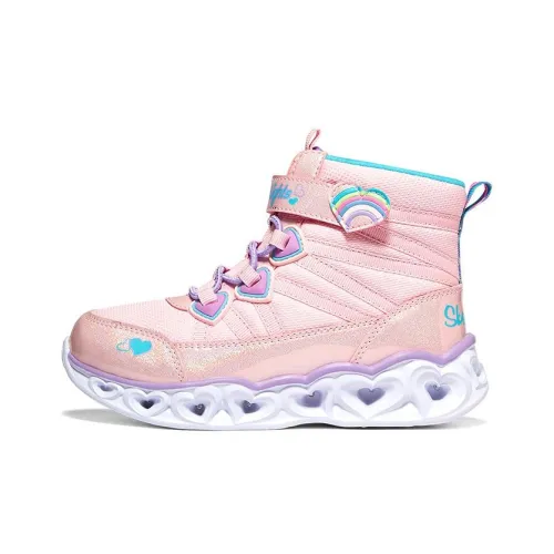 Skechers Heart Lights Детская повседневная обувь Высокий топ для школьного возраста