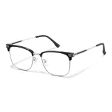 Черно‑серебряная оправа