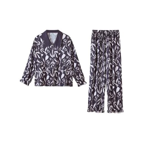 Kerener Pajama Комплект Женский Фиолетовый