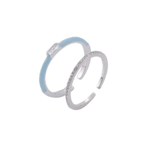 Кольца Vegetarian из циркония и меди унисекс