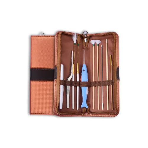 PLYS Набор инструментов для ухода за ушами 10 штук нержавеющая сталь дерево