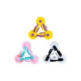 Полный набор из трех 3D вращающихся игрушек-топов для спинов на кончиках пальцев