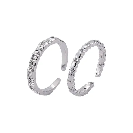 Vegetarian Циркон Камень Медный Кольца Унисекс