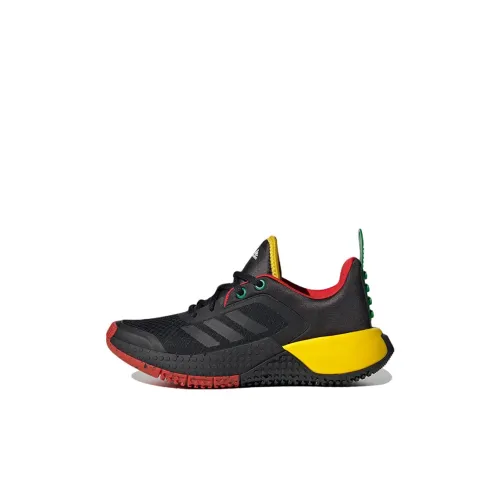 LEGO x Adidas Sport Pro DNA Противоскользящий Устойчивый к истиранию Легкий Спортивная повседневная обувь Черный Красный Желтый Детский