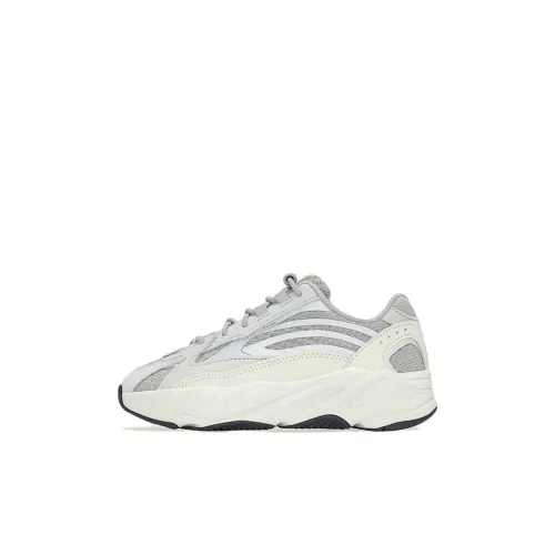 Adidas Originals Yeezy Boost 700 V2 Статический Низкий Топ KIDS Лайфстайл Обувь Серый Белый Дети Возраст 3-7 Лет