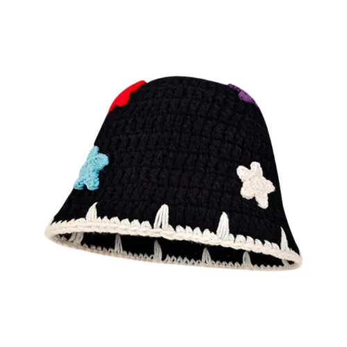 NOMK Cotton Bucket Hats Женские Черный