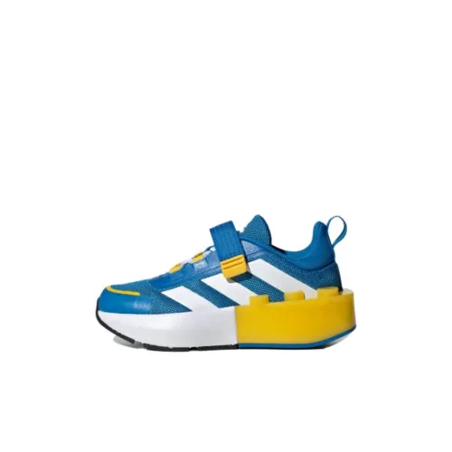 LEGO x Adidas Tech Rnr Slip Resistant Abrasion Resistant Low Top Kids Lifestyle Shoes Blue White Kids LEGO x Adidas Tech Rnr Slip Resistant Abrasion Resistant Низкие Кеды для Детей Lifestyle Синие Белые