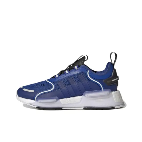 Adidas Originals NMD_R1 V3 J Устойчивый к истиранию Низкий Топ KIDS Lifestyle Shoes Сапфирово-синий Подростки