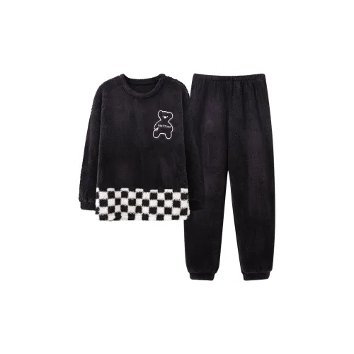 Lanza Pajama Комплект Женский Черный Белый