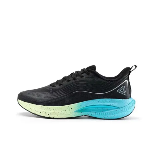 PEAK Slip-resistant Abrasion-resistant Low Top Casual Running Shoes Men's Black PEAK Противоскользящие Износостойкие Низкие Топ Повседневные Беговые Кроссовки Мужские Черные