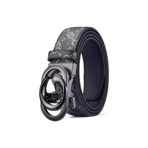 Old Man's Head ПВХ Коровья кожа Ремни Мужской 3,5 см