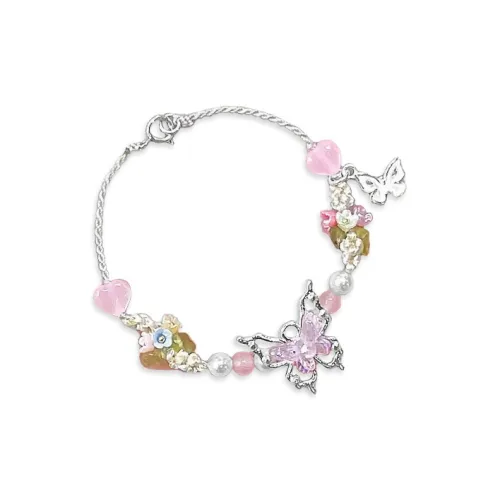 WANLIACC Сплав Iridescent Butterfly Браслет Женский