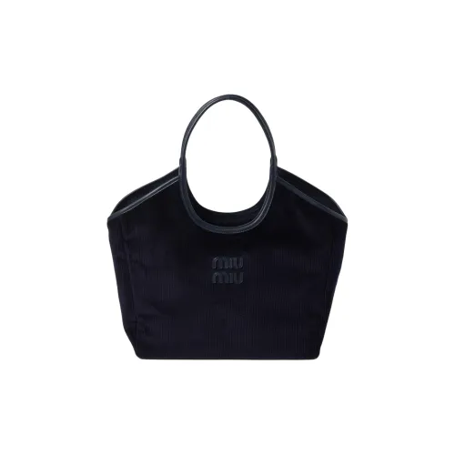 MIU MIU Ткань Тоут Сумка Сумка для покупок Сумка Женская Морская