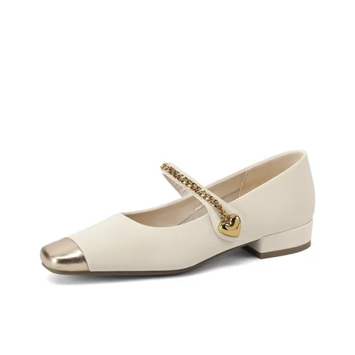 Mulinsen Грубый каблук Мэри Джейн туфли 2,5 см женские