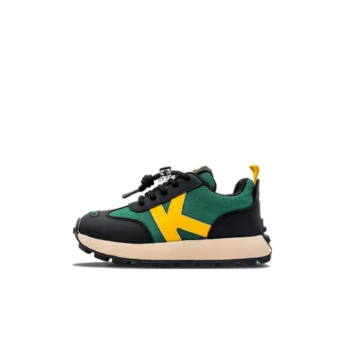 KAPPA KIDS Кэжуал Низкий Топ Черный Зеленый Kids