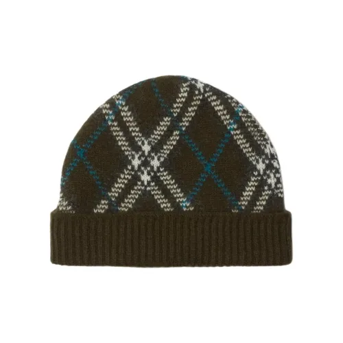 Burberry Кашемир Шапки-бини Мужской Зеленый