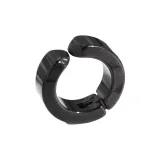 Серьги-клипсы - Черный, одиночный