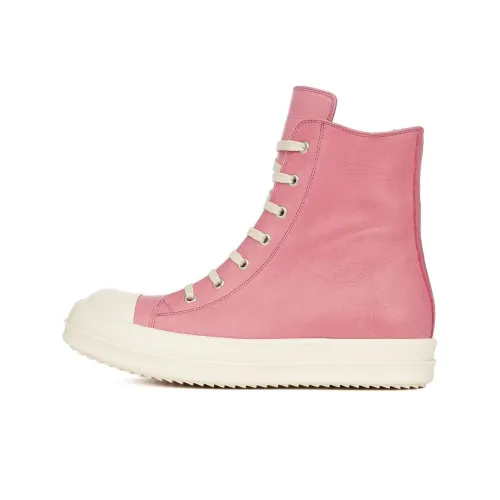 RICK OWENS совместный бренд RO High Топ Скейтборд Кроссовки Женские Фуксия