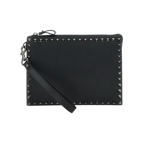 Valentino Кожа Клатч Мужской Черный