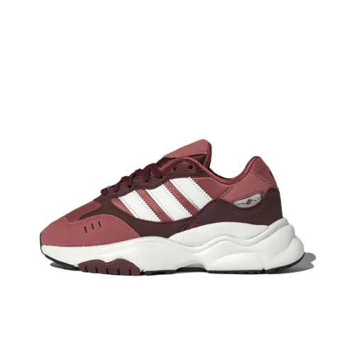 Adidas Originals Retropy F90 J противоскользящий устойчивый к истиранию низкий топ для детей повседневная обувь красный для подростков